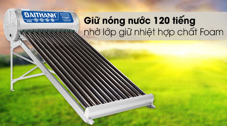 Máy nước nóng năng lượng mặt trời Đại Thành 130 lít Vigo 58-12 - 8