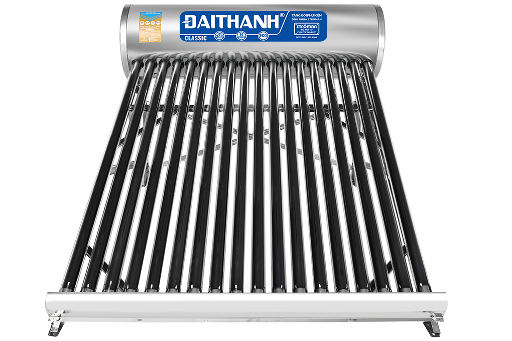 Máy nước nóng năng lượng mặt trời Đại Thành 180 lít Classic 58-18 Màu Xám
