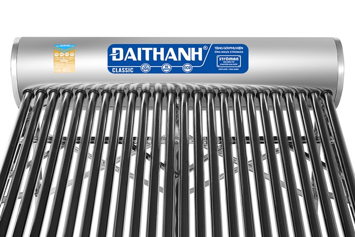 Máy nước nóng năng lượng mặt trời Đại Thành 250 lít Classic 58-24 Màu Trắng