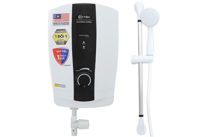 Máy nước nóng trực tiếp Centon 4500W WH8338E EMC Màu Trắng