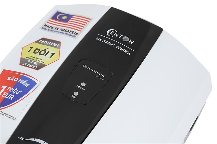 Máy nước nóng trực tiếp Centon 4500W WH8338E EMC Màu Trắng