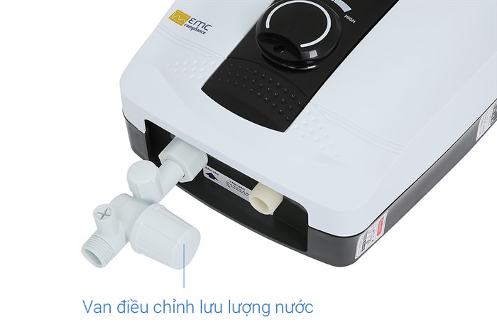 Máy nước nóng trực tiếp Centon 4500W WH8338E EMC Màu Trắng