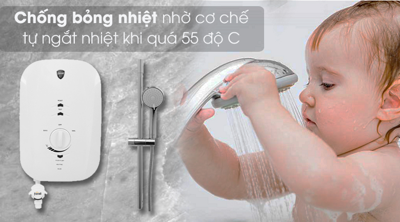 Máy nước nóng trực tiếp Ferroli 4500W MIDO-MSP 4.5S - 10