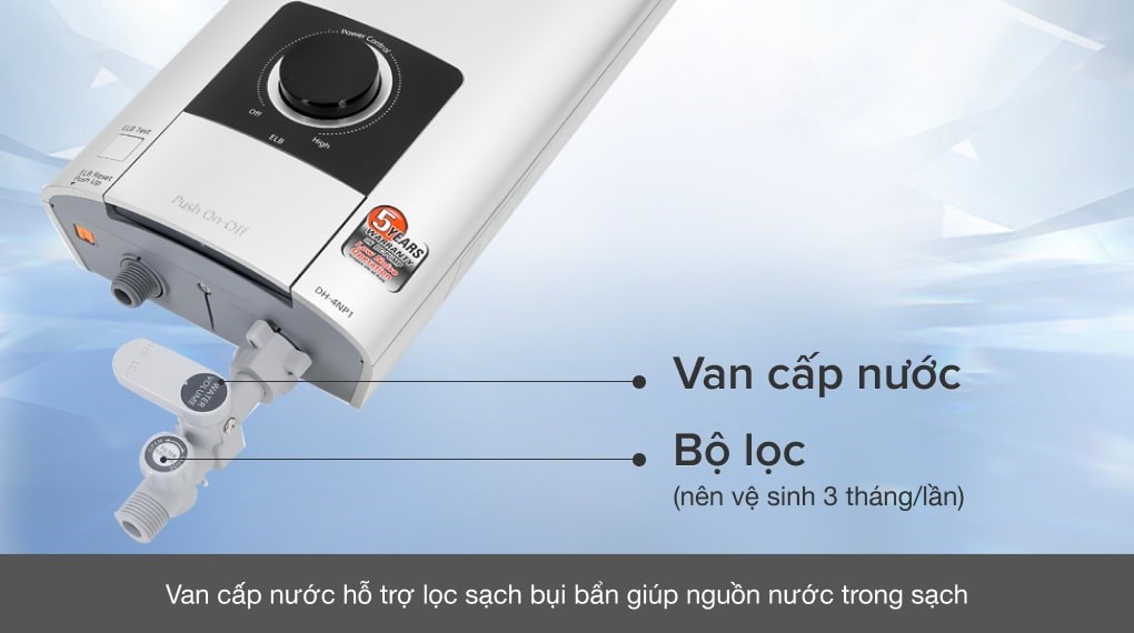 Máy nước nóng trực tiếp Panasonic 4500W DH-4NP1VS