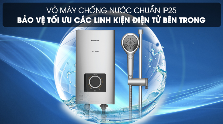 Không sợ nước vào máy gây hư hỏng nhờ khả năng chống nước đạt chuẩn IP25