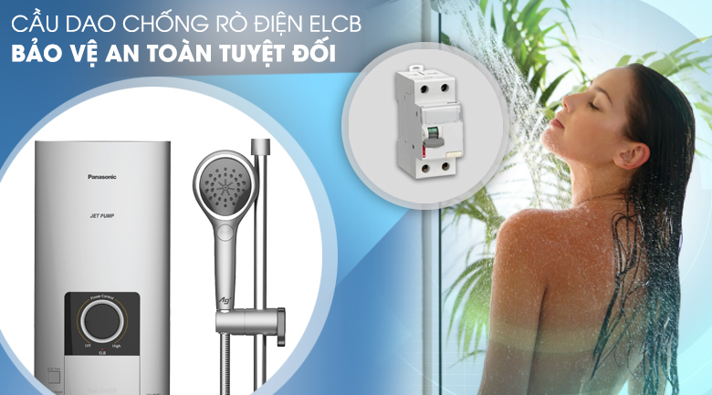 Tích hợp cầu dao ELCB - Chống rò rỉ điện, bảo vệ an toàn người dùng