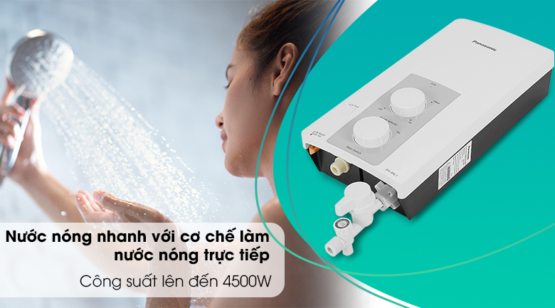 Máy nước nóng trực tiếp Panasonic 4500W DH-4RL1VW - 9
