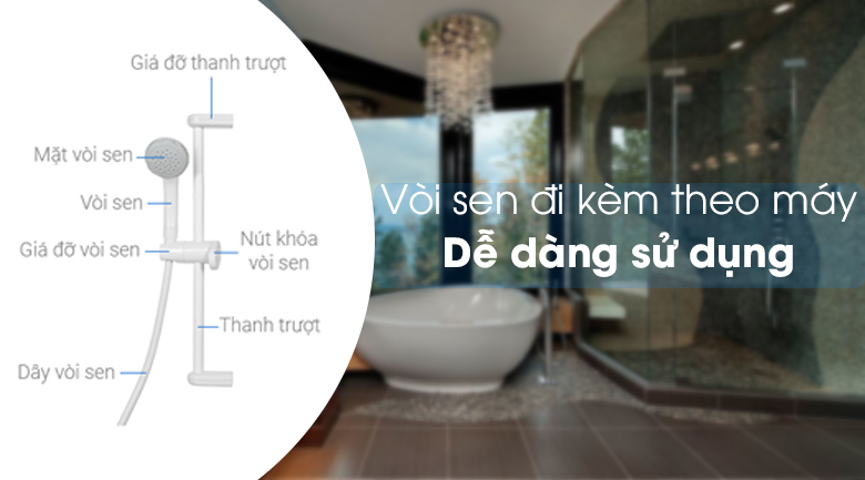 Máy nước nóng trực tiếp Panasonic 4500W DH-4RL1VW - 19