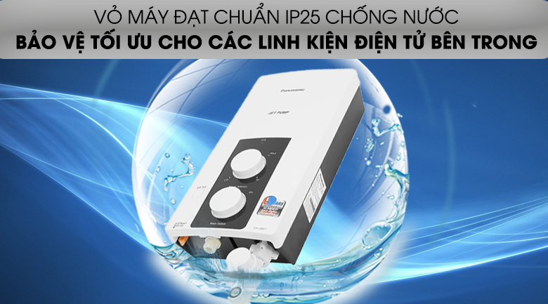 Máy nước nóng Panasonic DH-4RP1VW - Đạt chuẩn IP25 chống nước