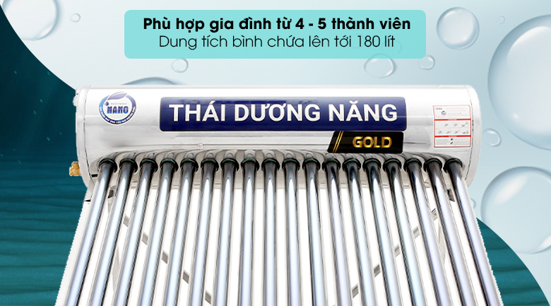 Máy nước nóng năng lượng mặt trời Sơn Hà 180 lít Nano 58-180 - 6