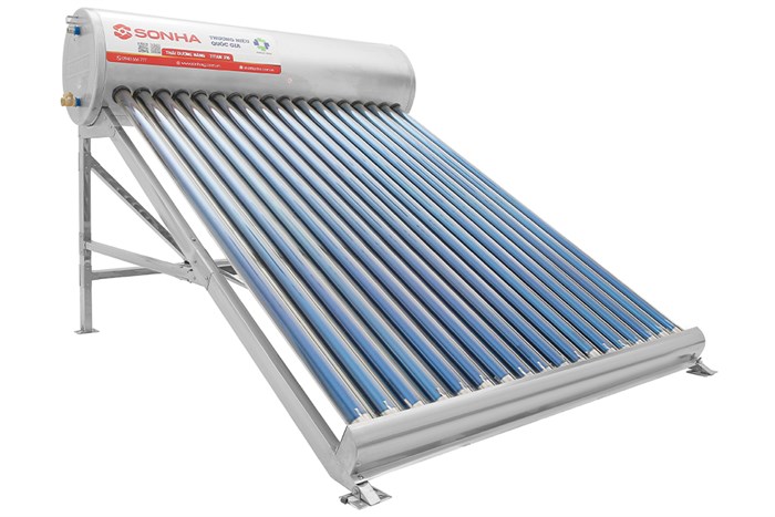 Máy nước nóng năng lượng mặt trời Sơn Hà 200 lít Titan ống Gold 58-200