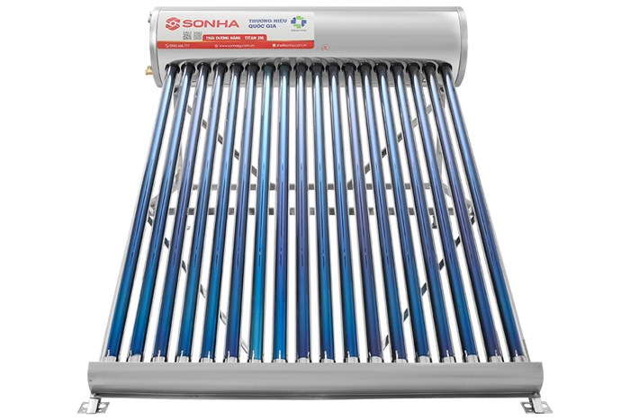 Máy nước nóng năng lượng mặt trời Sơn Hà 200 lít Titan ống Gold 58-200
