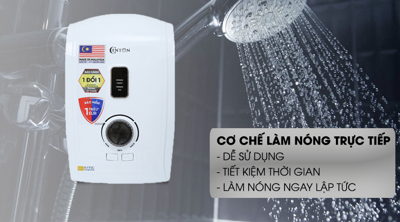 Máy nước nóng trực tiếp Centon 4500W GD600ESP FL EMC - 4
