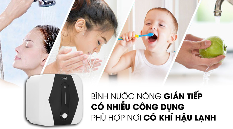 Thích hợp khu vực có khí hậu lạnh như miền Bắc, dưới 20 độ C nhờ cơ chế làm nóng gián tiếp.