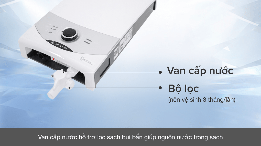 Máy nước nóng trực tiếp Ariston 4500W Aures SM45PE SBS VN