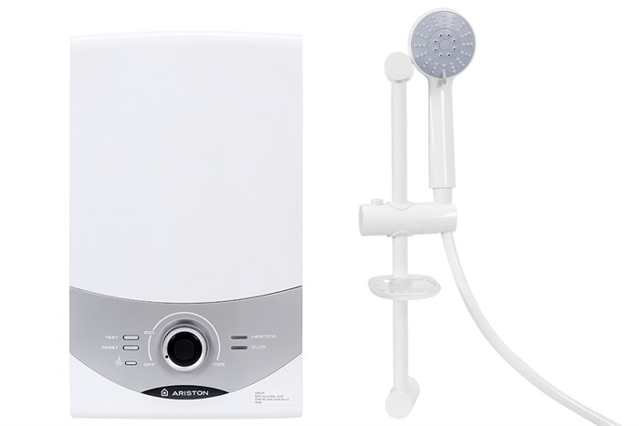 Máy nước nóng trực tiếp Ariston 4500W Aures SM45PE SBS VN Màu Trắng