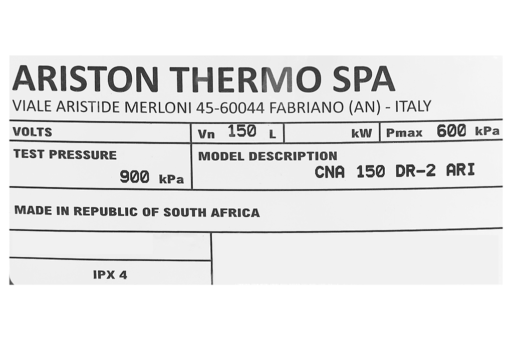 Siêu thị máy nước nóng năng lượng mặt trời tấm phẳng Ariston 150 lít DR-2 150-1 TR