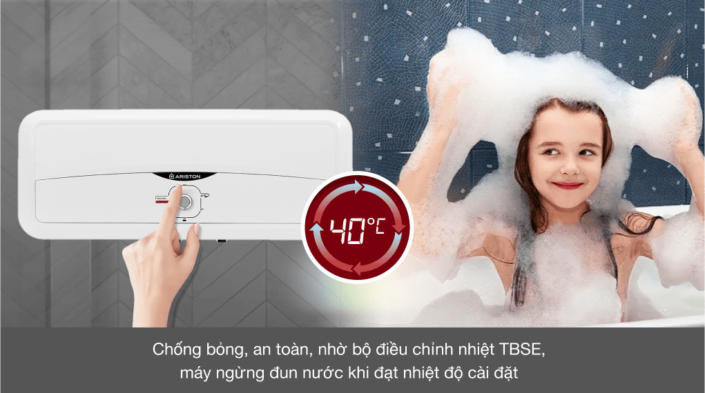 Máy nước nóng gián tiếp Ariston 20 lít 2500W SL2 20 R 2.5FE - MT - 5