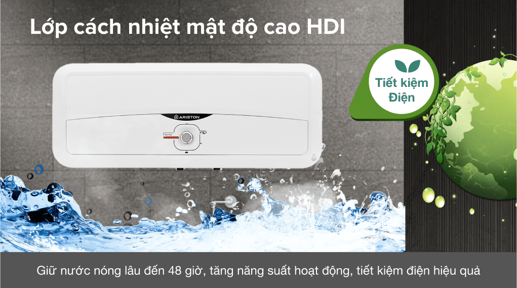 Máy nước nóng gián tiếp Ariston 20 lít 2500W SL2 20 R 2.5FE - MT - 13