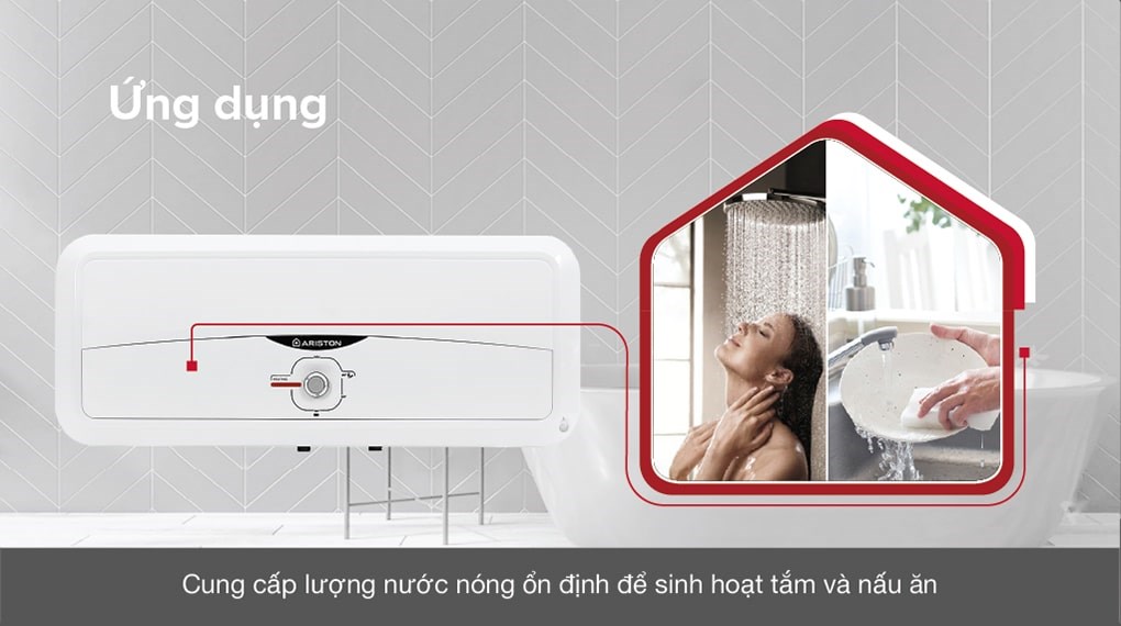 Máy nước nóng gián tiếp Ariston 20 lít 2500W SL2 20 R 2.5FE - MT