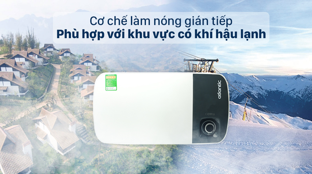 Bình nước nóng Atlantic 30 lít SWH 30H M-3 NEO PLUS 833026 - Làm nóng gián tiếp