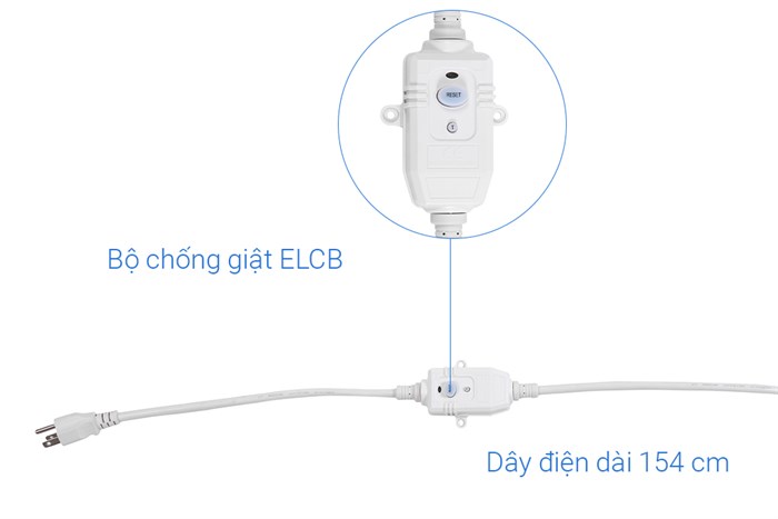 Máy nước nóng gián tiếp Kangaroo 22 lít 2500W KG 73R2 Màu Trắng