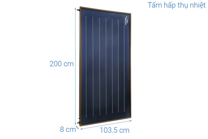 Máy nước nóng Năng lượng mặt trời tấm phẳng Đại Thành Platinum 300L