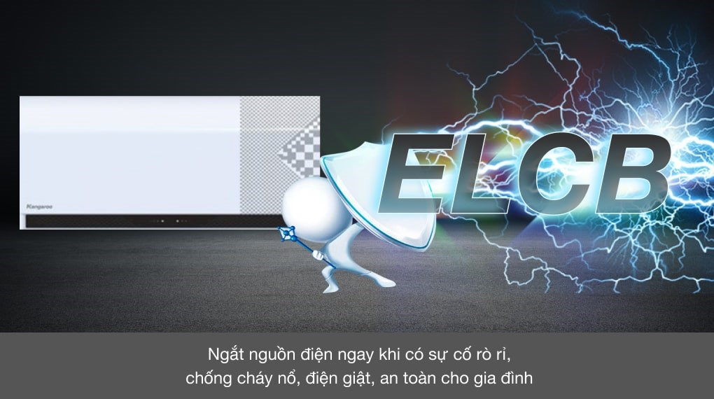 Máy nước nóng gián tiếp Kangaroo 15 lít 2500W KG79A1