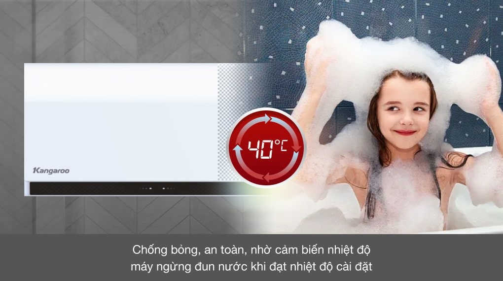 Máy nước nóng gián tiếp Kangaroo 15 lít 2500W KG79A1