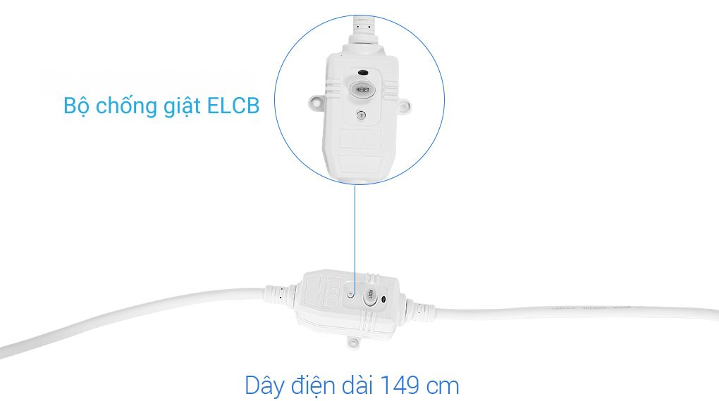 Máy nước nóng gián tiếp Kangaroo 30 lít 2500W KG79A3 Màu Trắng