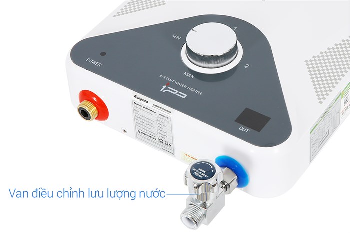 Máy nước nóng trực tiếp Kangaroo 4000W KG589GP Màu Trắng