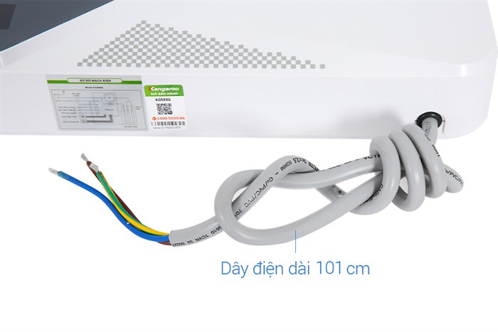 Máy nước nóng trực tiếp Kangaroo 4000W KG589G Màu Trắng