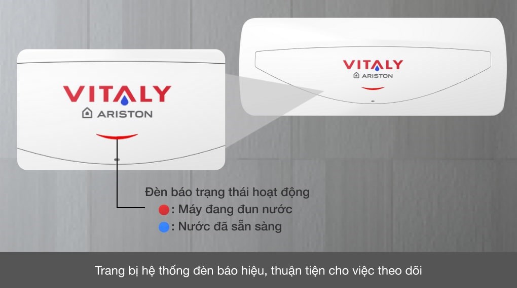 Máy nước nóng gián tiếp Ariston 20 lít 2500W VITALY 20 SLIM 2.5 FE - 9