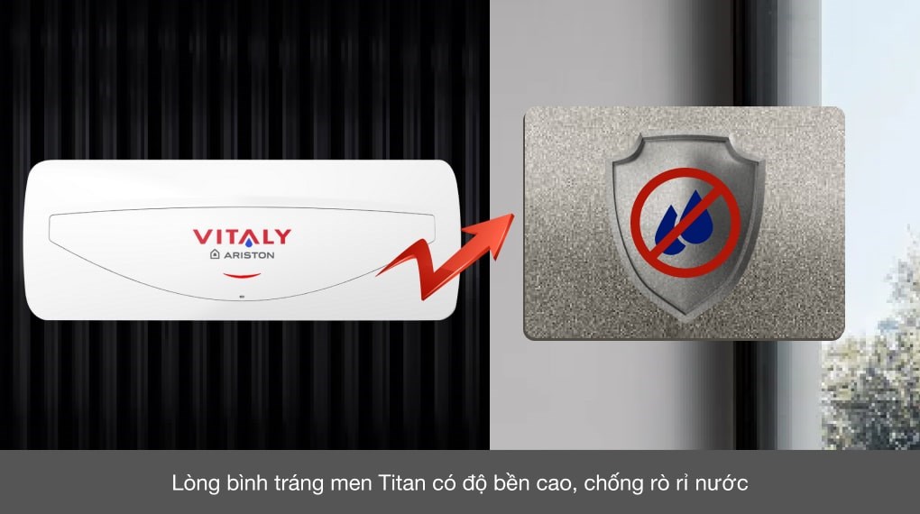 Máy nước nóng gián tiếp Ariston 20 lít 2500W VITALY 20 SLIM 2.5 FE - 15