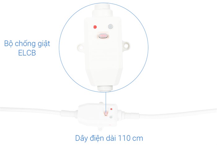 Máy nước nóng gián tiếp Ariston 20 lít 2500W VITALY 20 SLIM 2.5 FE Màu Trắng