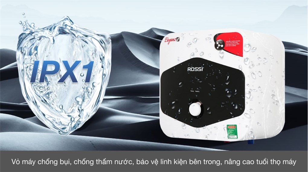 Máy nước nóng gián tiếp Rossi 20 lít Eleganz C REC20SQ