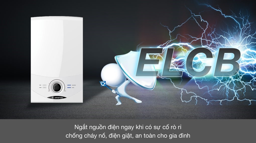 Máy nước nóng trực tiếp Ariston 4500W Easy 45E