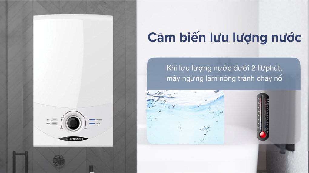 Máy nước nóng trực tiếp Ariston 4500W Easy 45E