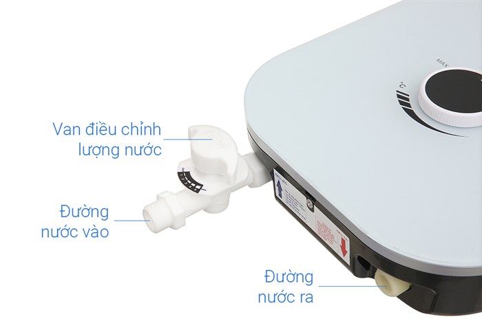 Máy nước nóng trực tiếp Ferroli 4500W MIDO-MXP 4.5S Màu Trắng