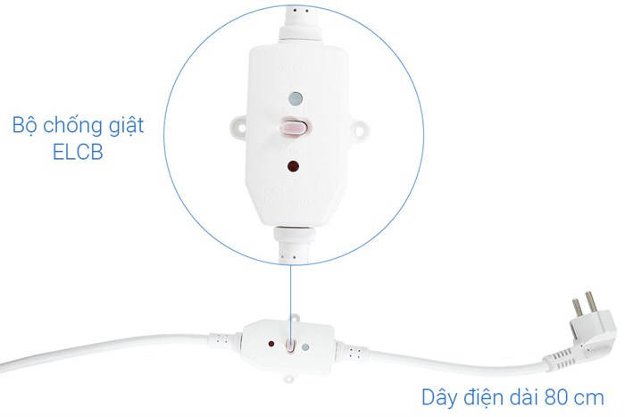 Máy nước nóng gián tiếp Atlantic 15 lít 2500W NANTO PLUS SWH 15A M-N2 Màu Đen - Xám