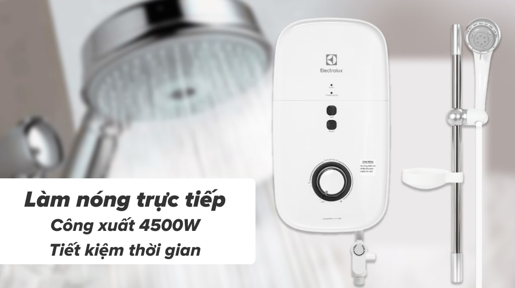 Máy nước nóng trực tiếp Electrolux 4500W EWE451KB-DWG2 - Làm nóng trực tiếp