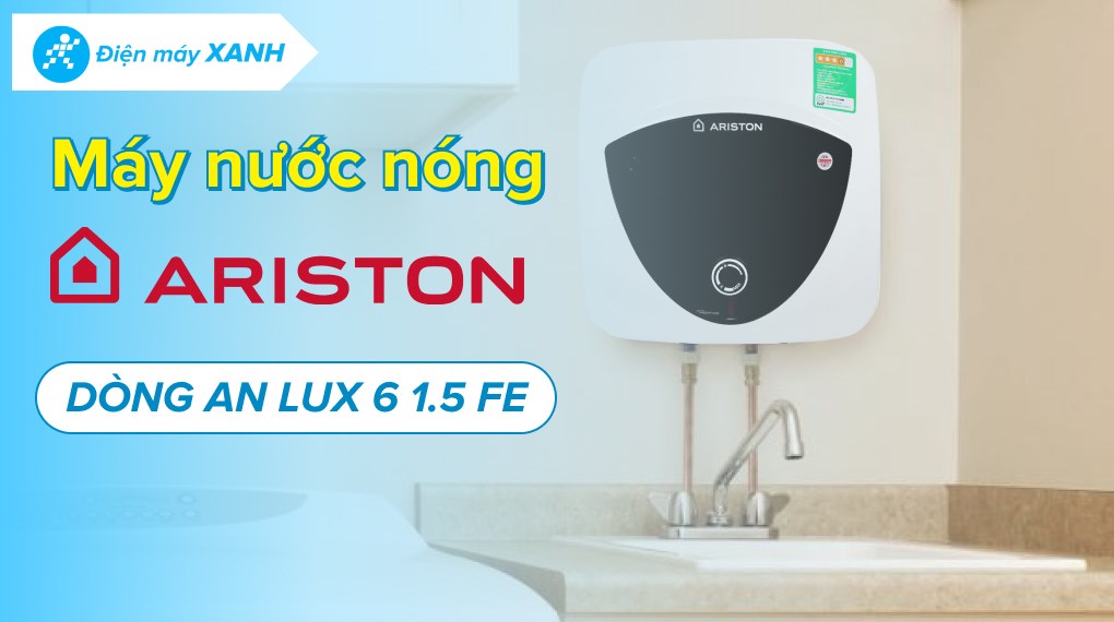 Máy nước nóng gián tiếp Ariston Mini 6 lít AN LUX 6 UE 1.5 FE