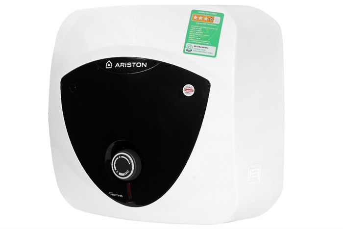 Máy nước nóng gián tiếp Ariston Mini 6 lít AN LUX 6 UE 1.5 FE Màu Đen - Xám