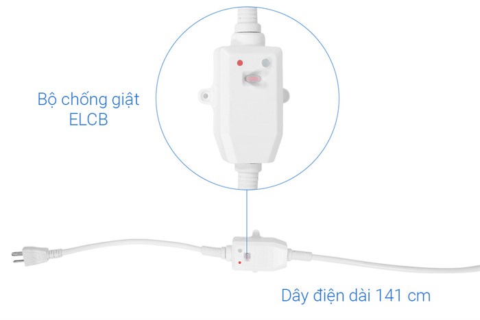 Máy nước nóng gián tiếp Ariston Mini 6 lít AN LUX 6 UE 1.5 FE Màu Đen - Xám