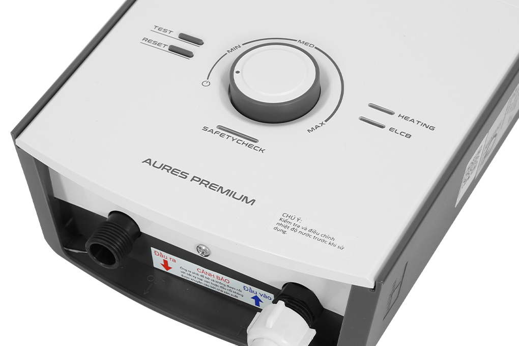 Máy nước nóng trực tiếp Ariston 4500W AURES PREMIUM 4.5P PEARL Màu Trắng
