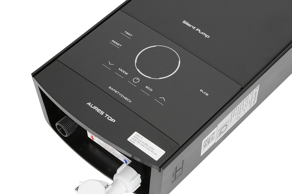 Máy nước nóng trực tiếp Ariston 4500W AURES TOP 4.5P Màu Đen