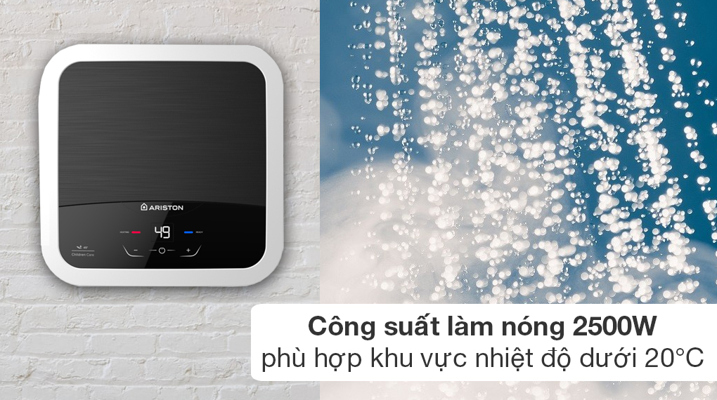 Bình nóng lạnh gián tiếp 30 lít Ariston AN2 30 LUX-D AG+ - Đặc điểm làm nóng