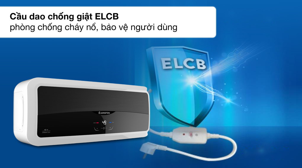 An toàn - Máy nước nóng gián tiếp 15 lít Ariston SL2 30 LUX-D AG+