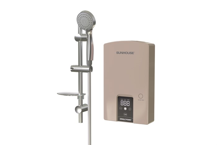Máy nước nóng trực tiếp Sunhouse 4500W SHA9454EP Màu Vàng đồng