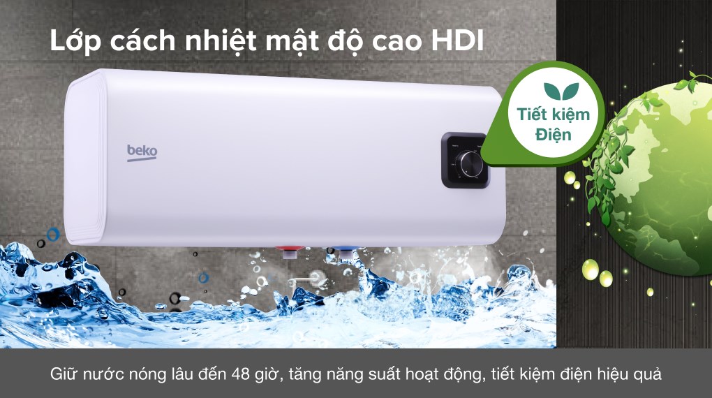 Máy nước nóng gián tiếp Beko 30 lít BWH 30 SDH